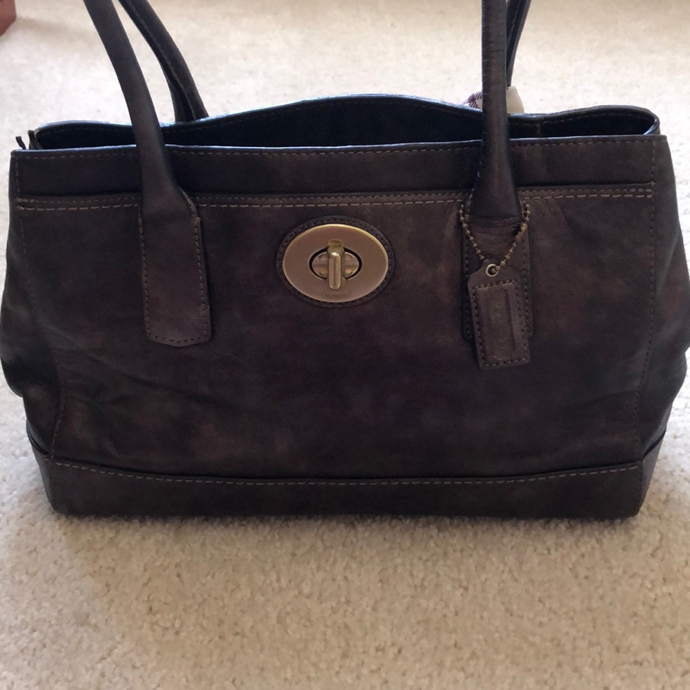 Coach handbag bronze